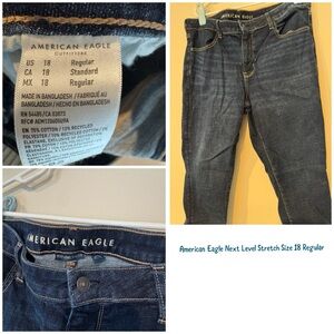 American Eagle Outfitters Dark Blue Jeans